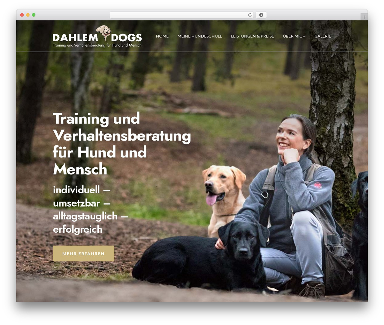 WordPress theme Ekko - www.dahlem-dogs.de