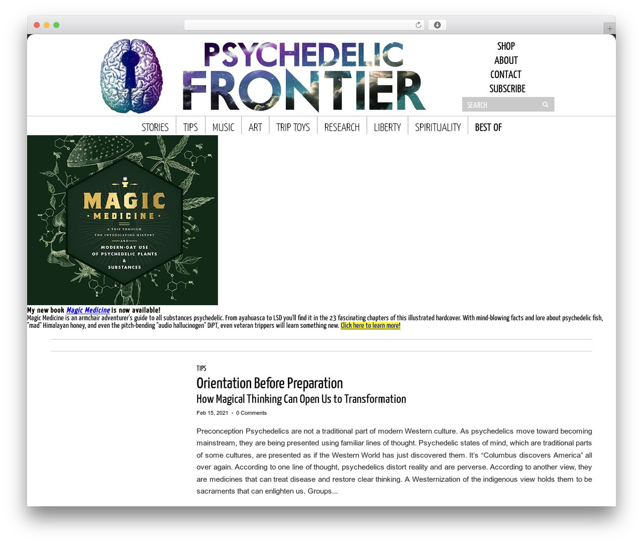 WordPress theme Sight - psychedelicfrontier.com WordPress theme Sight - psychedelicfrontier.com