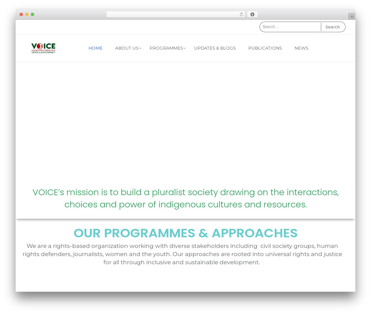 WordPress theme Sparker - voicebd.org
