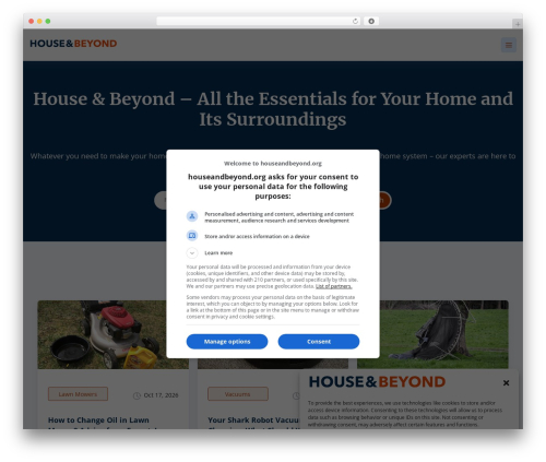 Record of consent extension for complianz WordPress plugin - houseandbeyond.org