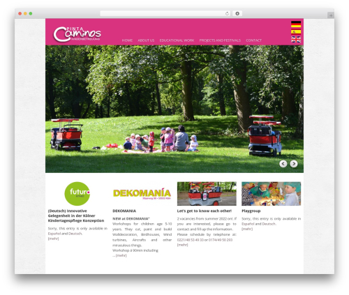 WordPress theme Yasmin - pintacaminos.de