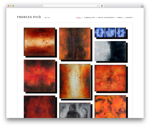 Christopher theme WordPress - francespico.com