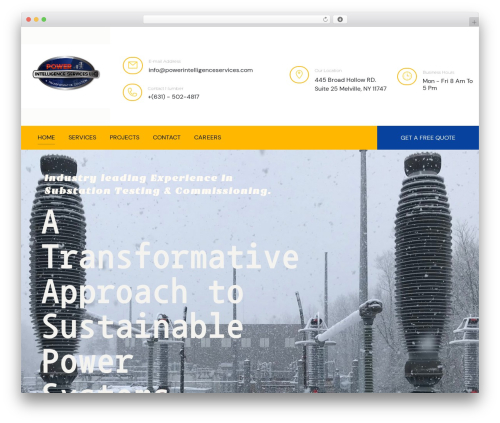 constructr top WordPress theme - powerintelligenceservices.com