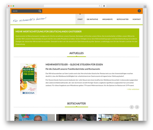 Delicate WordPress theme - fairschmecktsbesser.de Delicate WordPress theme - fairschmecktsbesser.de