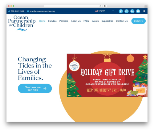 OPC WordPress theme - oceanpartnership.org