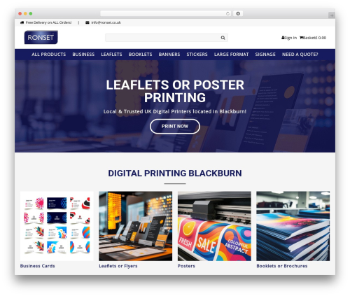 OPSv3 theme WordPress - ronset.co.uk