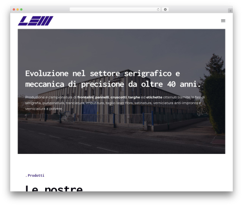 Theme WordPress Industrium - serigrafialem.com