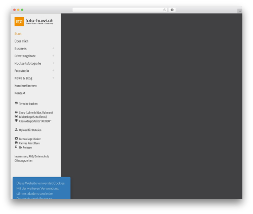 The7 WordPress page theme - foto-huwi.ch