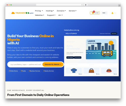 Theme WordPress Twenty Nineteen - truehost.com.ng