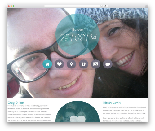 Theme WordPress Vow - gregandkirst.com