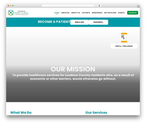 Threshold Media Framework WordPress theme - loudounfreeclinic.org