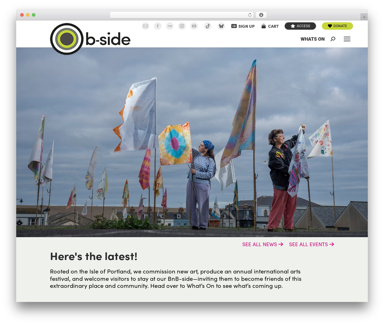 B-Side-Theme WordPress theme - b-side.org.uk