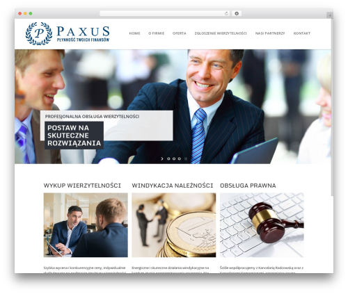 Berry WordPress theme - paxus.eu