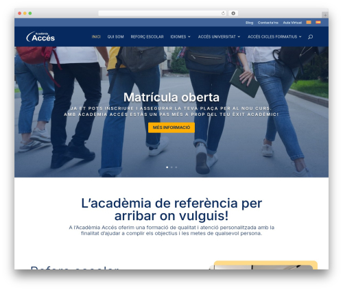 Divi WordPress theme - academia-acces.com
