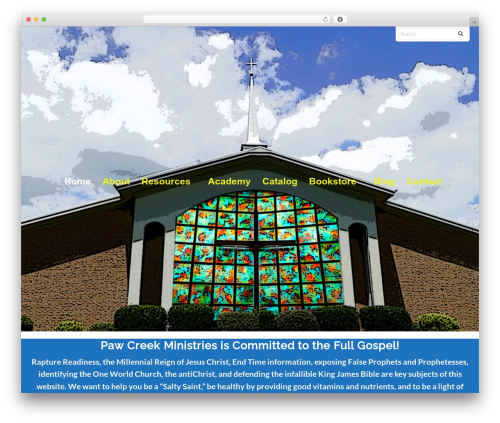 DynamiX WordPress theme - pawcreek.org