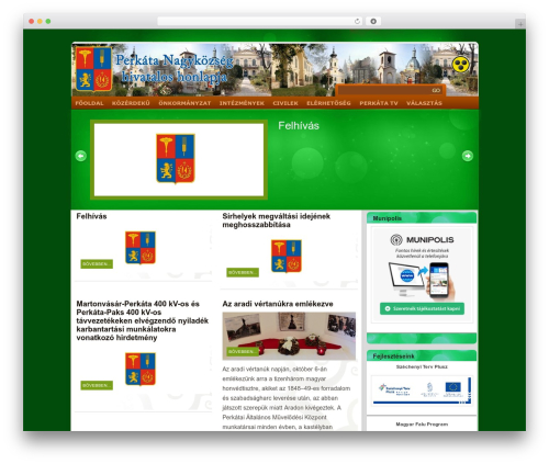 Ekologic WordPress theme - perkata.hu