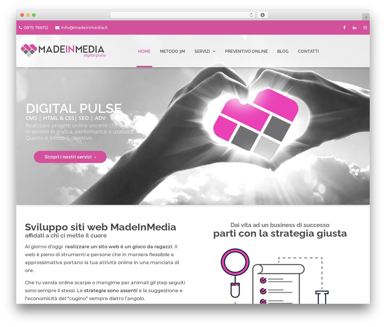 Experts WordPress theme - madeinmedia.it Experts WordPress theme - madeinmedia.it