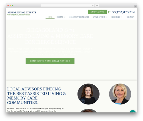 GeneratePress WordPress theme - seniorlivingexperts.com