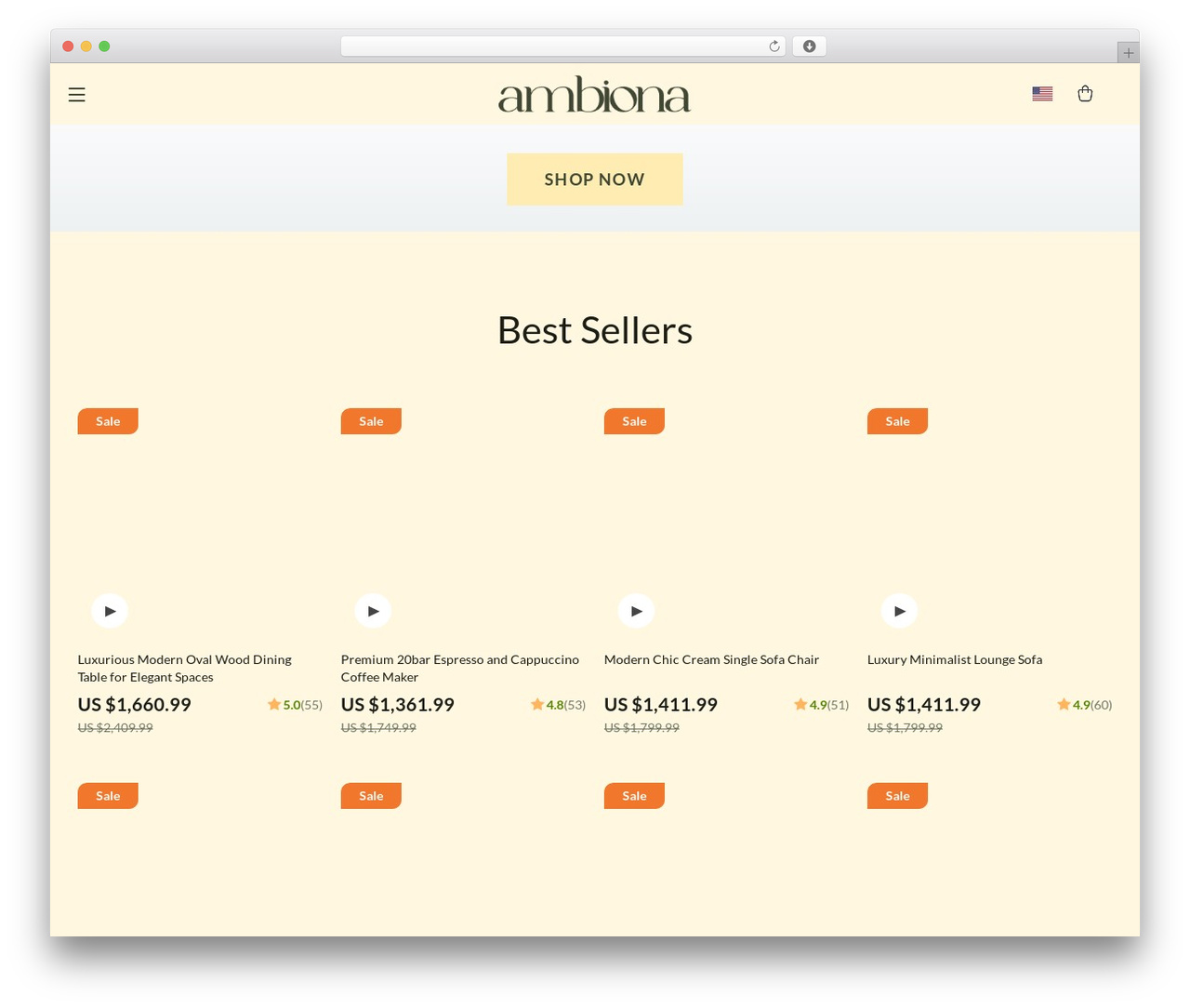 Miró WordPress shop theme - ambiona.com Miró WordPress shop theme - ambiona.com