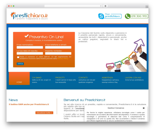 Os2-Mobile WordPress theme - prestichiaro.it