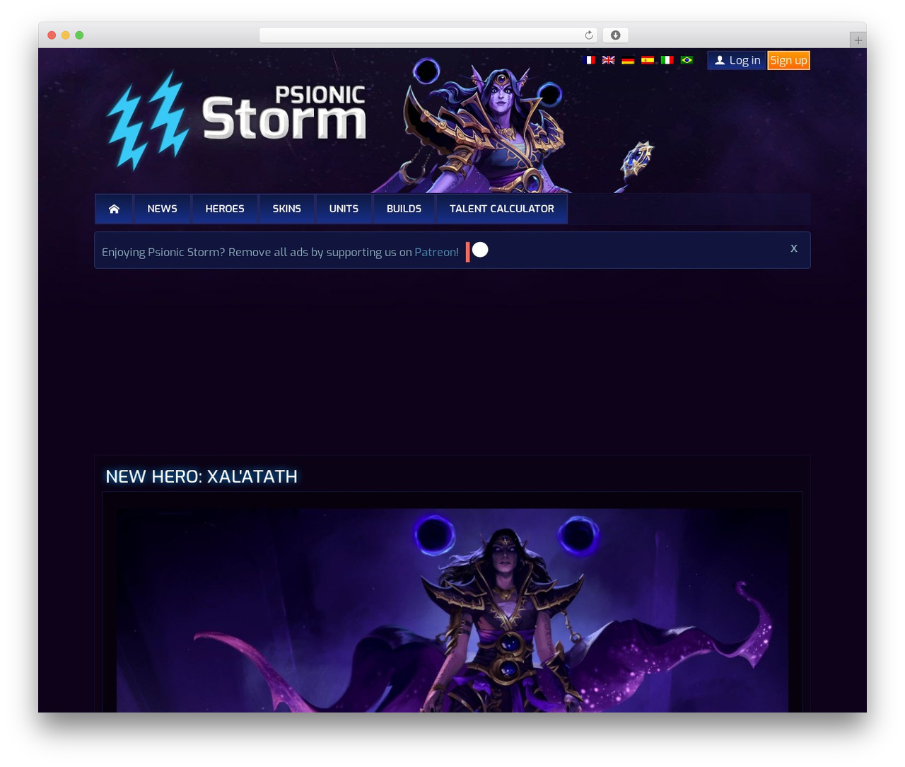 Psionic Storm WordPress theme design - psionic-storm.com Psionic Storm WordPress theme design - psionic-storm.com