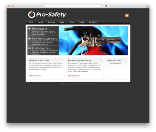 Theme WordPress Architect Theme - pro-safety.co.uk