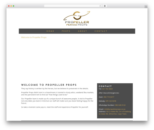 Theme WordPress Propeller - propellerprops.co.za