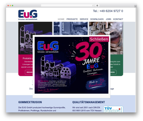 WordPress theme Muse - eug-gmbh.de