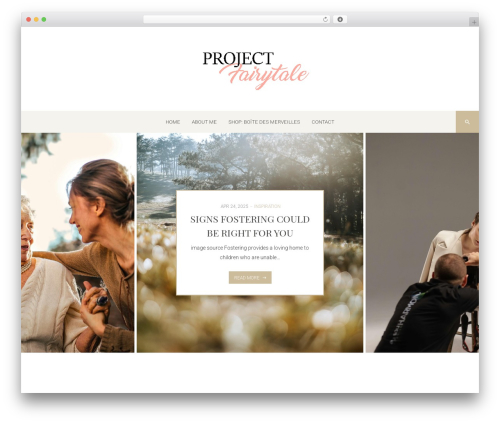 WordPress theme Solvi - projectfairytale.com