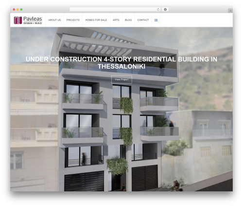 Arctic business WordPress theme - pavleas.gr