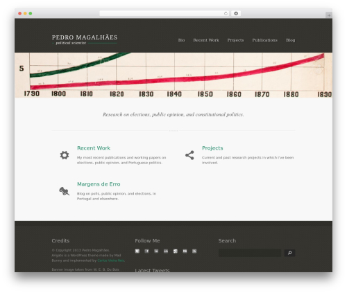 Arigato - Premium Theme theme WordPress - pedro-magalhaes.org