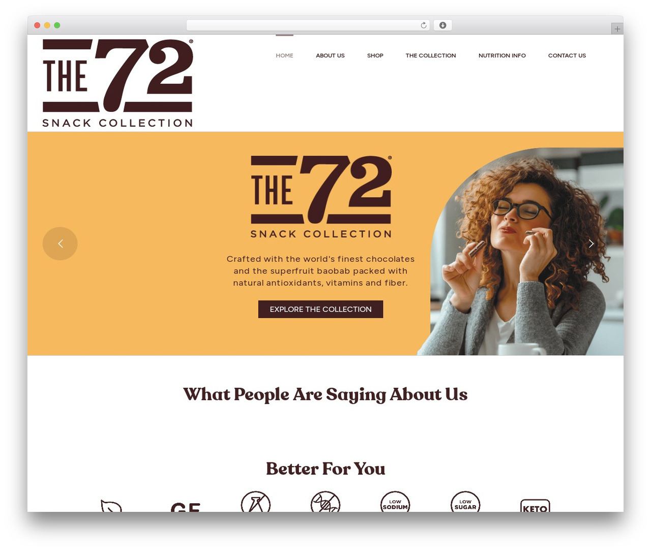 Avada WordPress theme - www.72chocolate.com