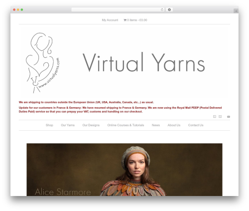 Woopack WordPress plugin - virtualyarns.com