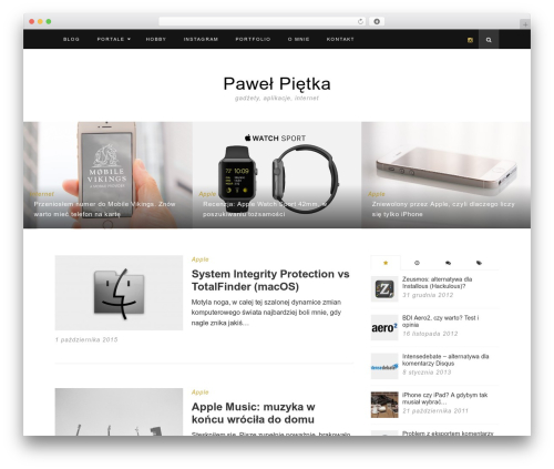 Best WordPress theme EasyNote - pawelpietka.pl