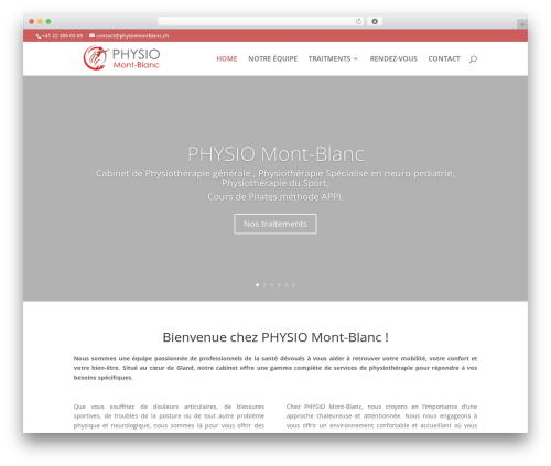Maintenance coming soon redirect animation WordPress plugin - physiomontblanc.ch