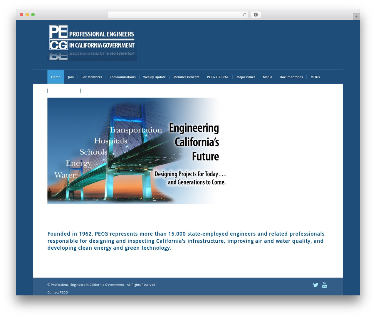 Enfold WordPress theme - pecg.org