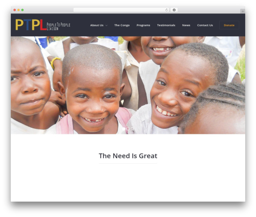 Generosity theme WordPress - peopletopeopleliaison.org