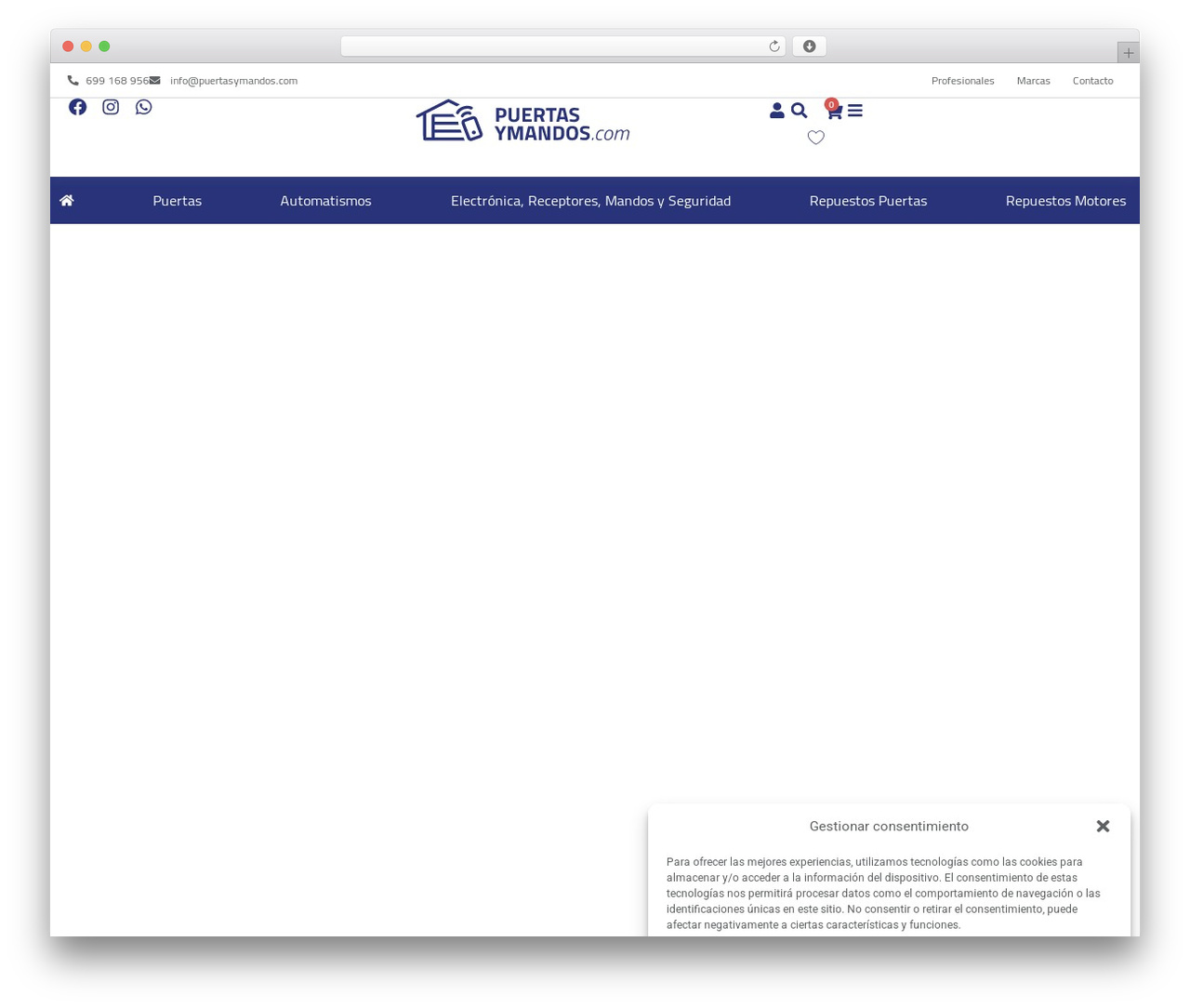 Hello Elementor Child WordPress theme - puertasymandos.com
