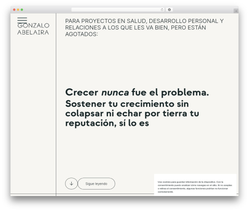 Hello Elementor WordPress theme - gonzaloabelaira.com