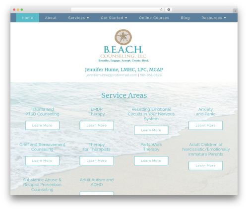 Megatheme theme WordPress - jenniferhume.com