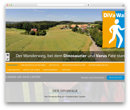Modality top WordPress theme - divawalk.de