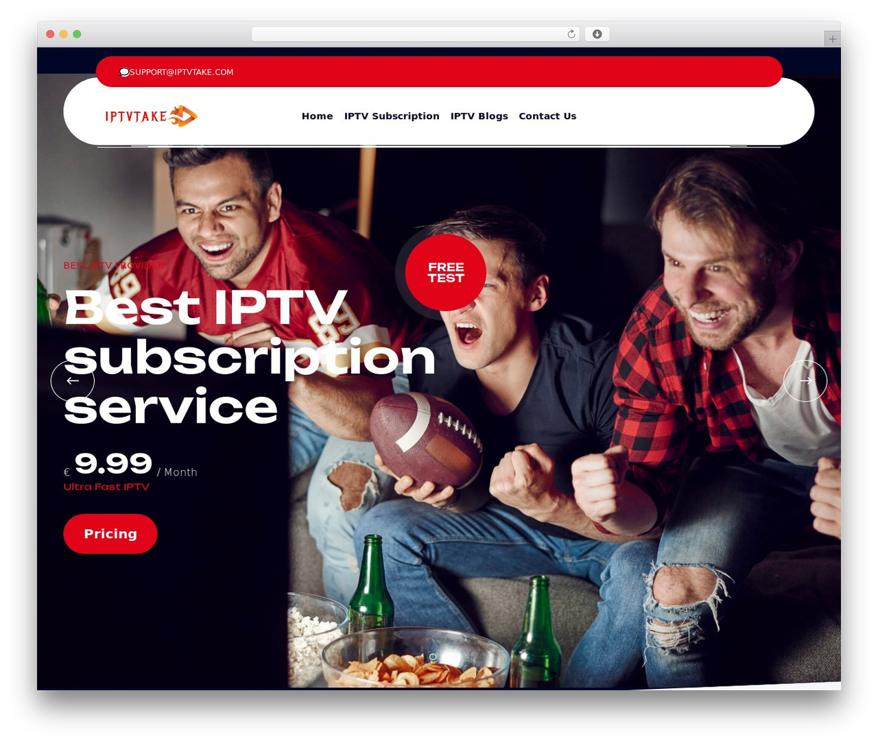TelNet theme WordPress - iptvtake.com
