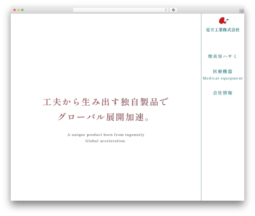 Theme WordPress adachikk - adachikk.jp