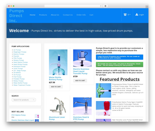 Theme WordPress Iceberg Theme - pumpsdirectinc.com