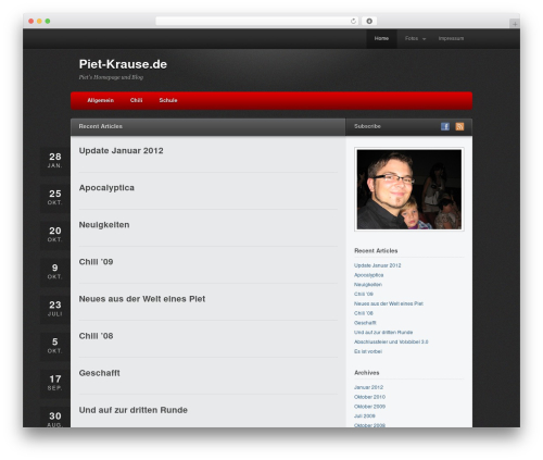 Theme WordPress Traction - piet-krause.de
