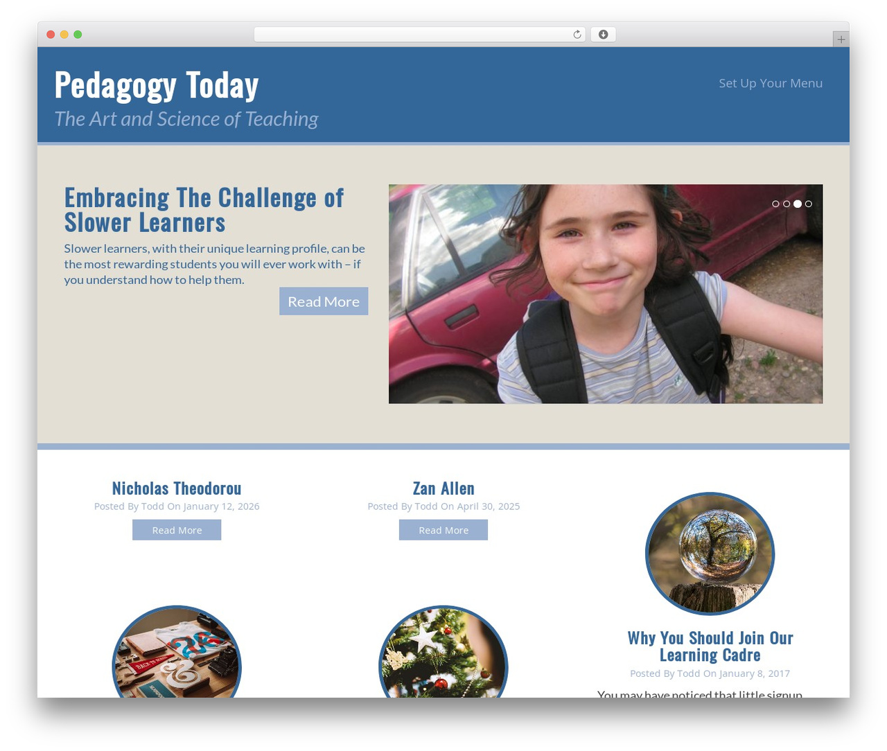Theme WordPress WP Doppio - pedagogytoday.com