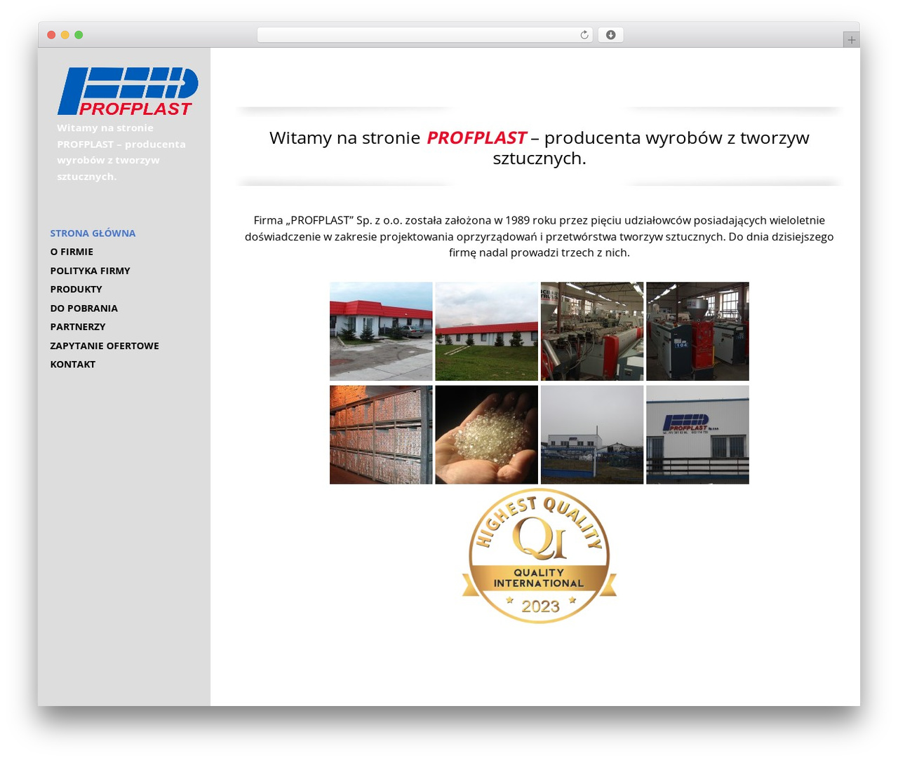 Tiles WordPress theme - profplast.com