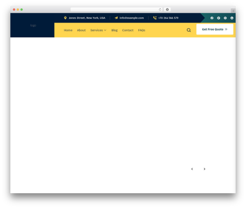 Translo theme WordPress - expressfreightlinks.com