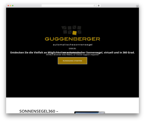 Logo carousel pro WordPress plugin - sonnensegel360.ch