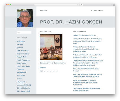 WordPress theme Avett - www.hazimgokcen.net